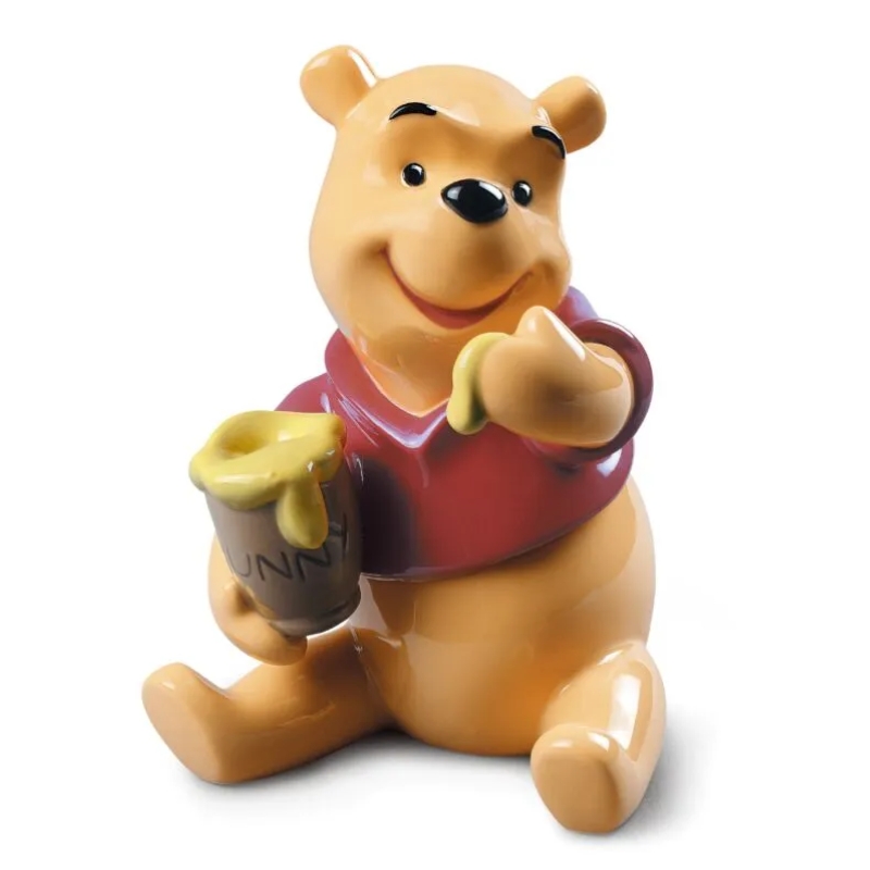 WINNIE THE POOH - FIGURA DE PORCELANA HECHA A MANO WINNIE THE POOH DE 15 CM