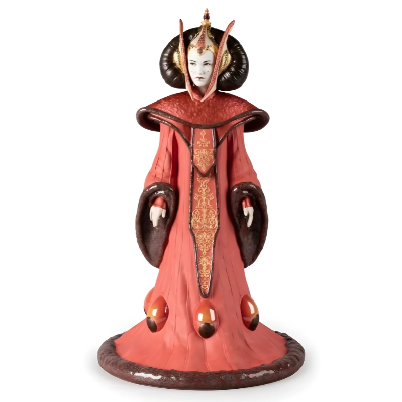 STAR WARS - FIGURA DE PORCELANA HECHA A MANO QUEEN AMIDALA IN THE THRONE ROOM DE 55 CM