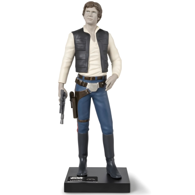 STAR WARS - FIGURA DE PORCELANA HECHA A MANO HAN SOLO DE 39 CM