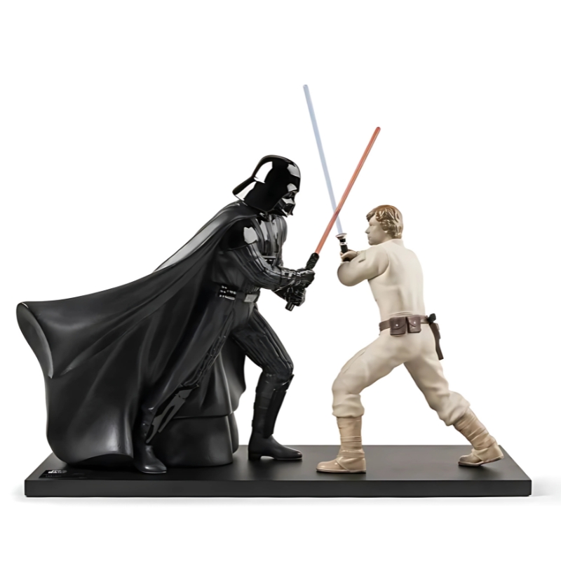 STAR WARS - FIGURA DE PORCELANA HECHA A MANO BESPIN BATTLE DE 54 CM