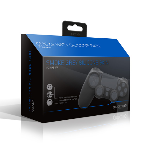 GIOTECK SMOKE GREY SILICONE SKIN [PS4]