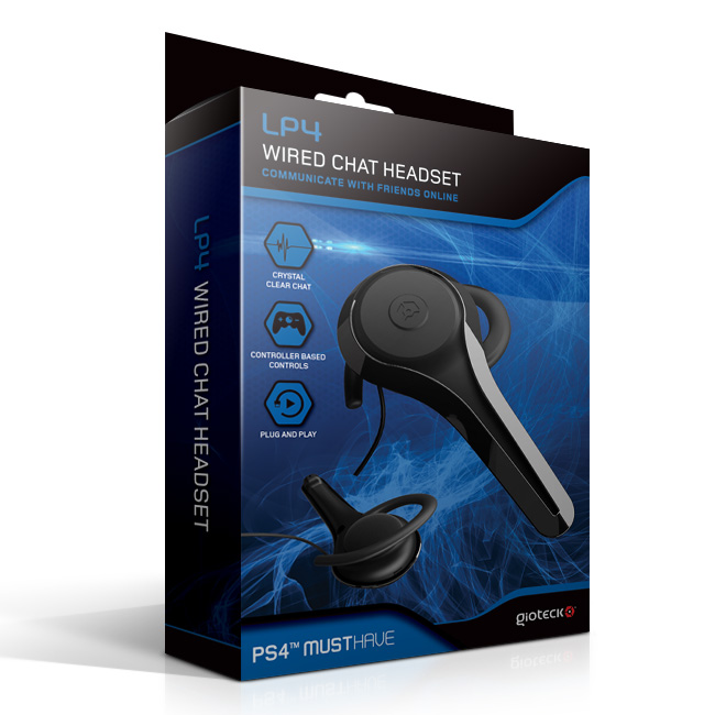 GIOTECK LP4 WIRED CHAT HEADSET [PS4]