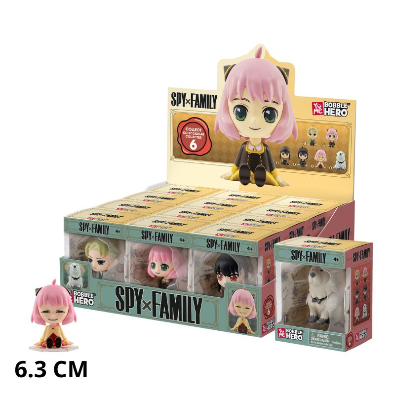 SPY X FAMILY - SURTIDO CAJA VISIBLE FIGURA BOBBLE x12