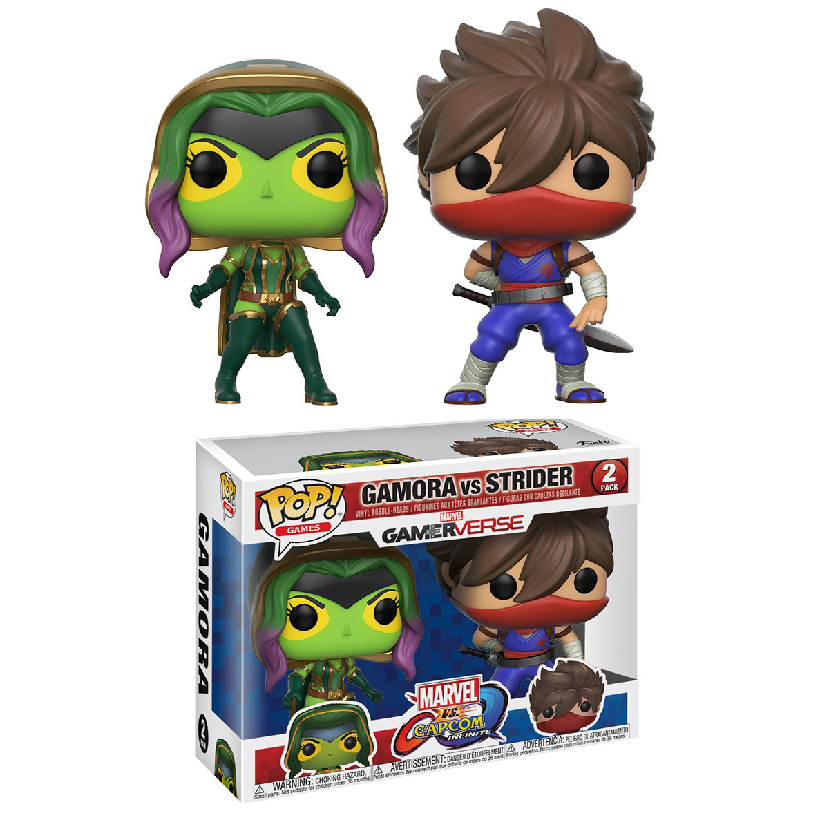 MARVEL VS CAPCOM: INFINITE - 2 POP PACK GAMORA VS STRIDER