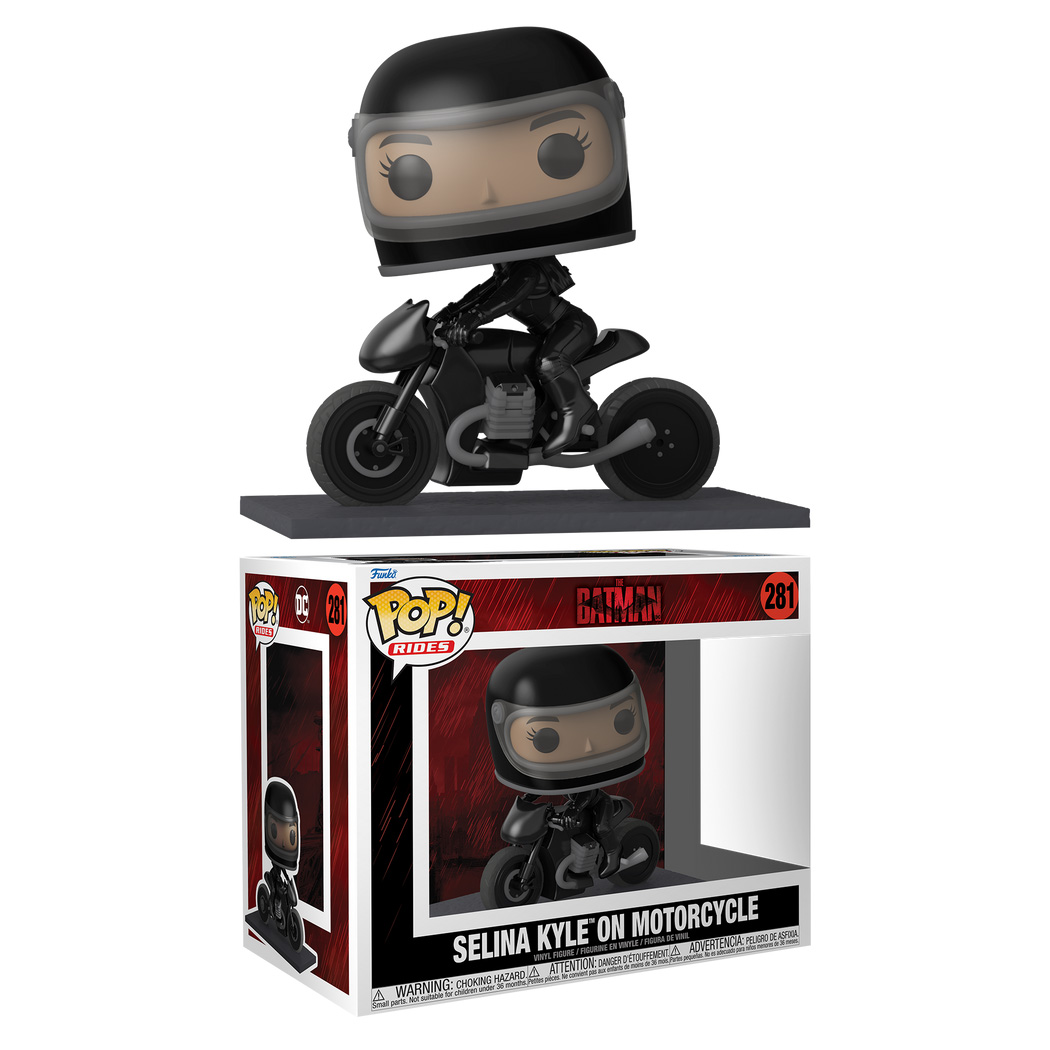 BATMAN - POP RIDES SELINA KYLE ON MOTORCYCLE