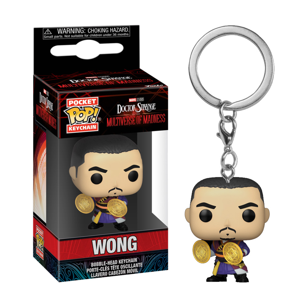 DOCTOR STRANGE EN EL MULTIVERSO DE LA LOCURA - POP KEYCHAIN WONG