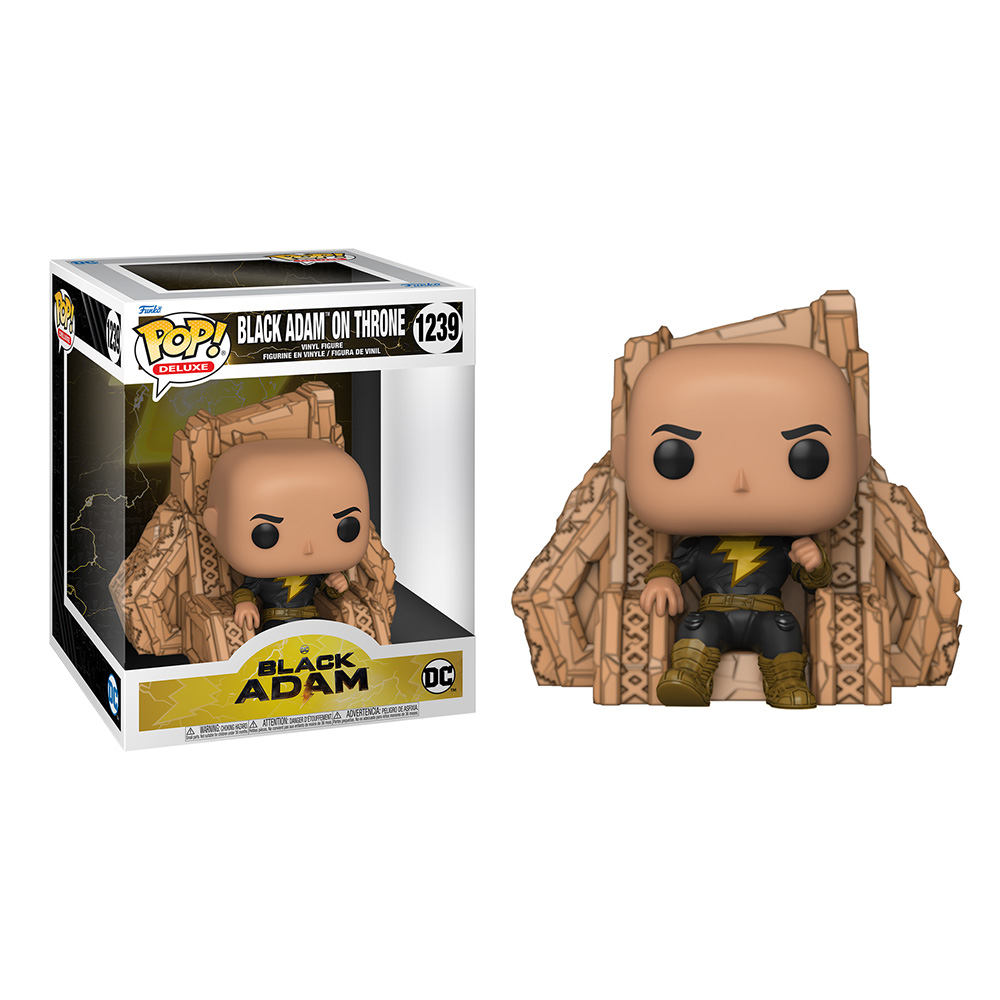BLACK ADAM - POP DELUXE BLACK ADAM ON THRONE