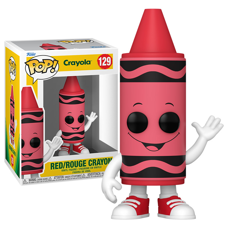 CRAYOLA - POP RED CRAYON