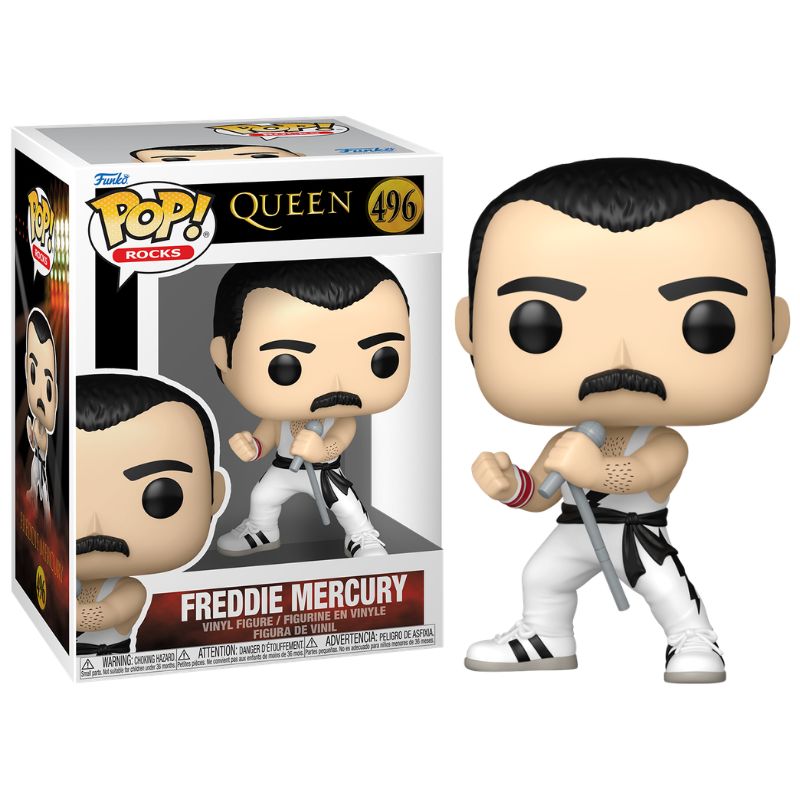 QUEEN - POP F. MERCURY (WHITE SINGLET)