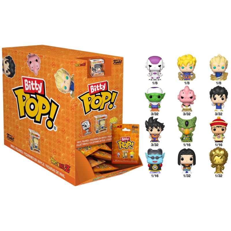 DRAGON BALL Z - SURTIDO BITTY POP SINGLES x32 FIGURAS