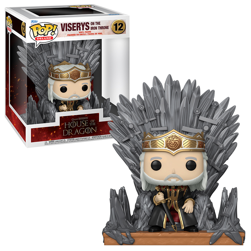 LA CASA DEL DRAGÓN (S2): POP DELUXE VISERYS ON THRONE
