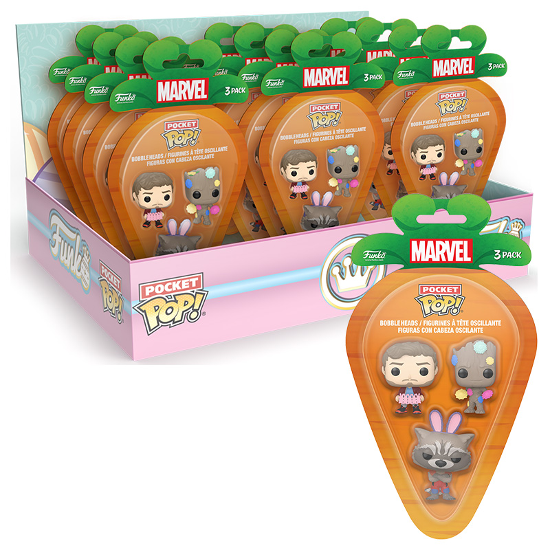 GUARDIANES DE LA GALAXIA - CARROT POCKET POP ROCKET GROOT & STAR-LORD