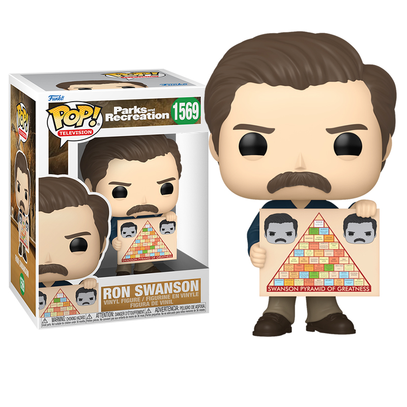PARKS AND RECREATION - POP RON SWANSON