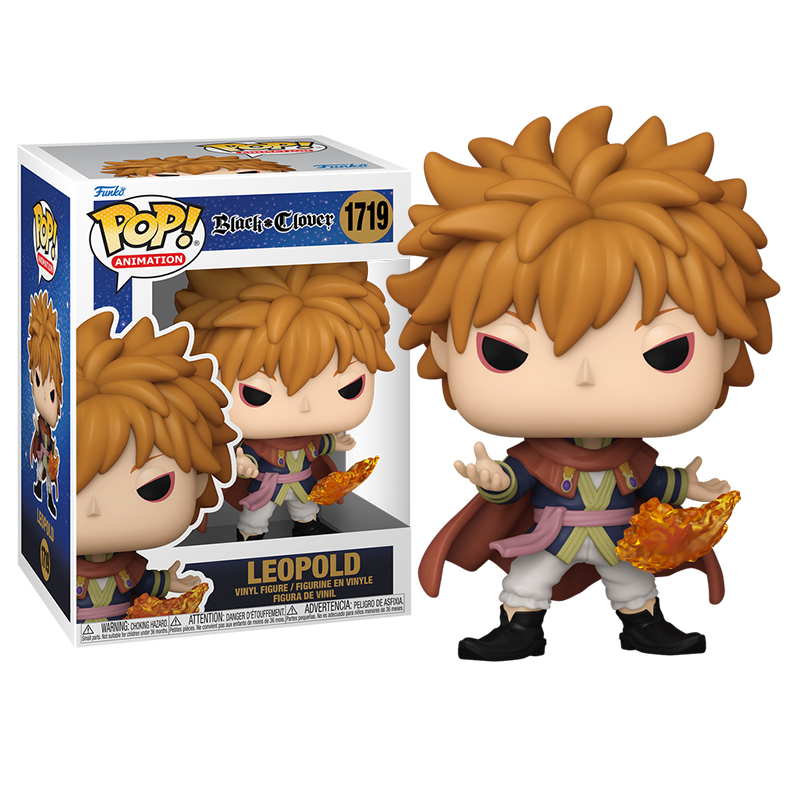 BLACK CLOVER - POP LEOPOLD VERMILLION