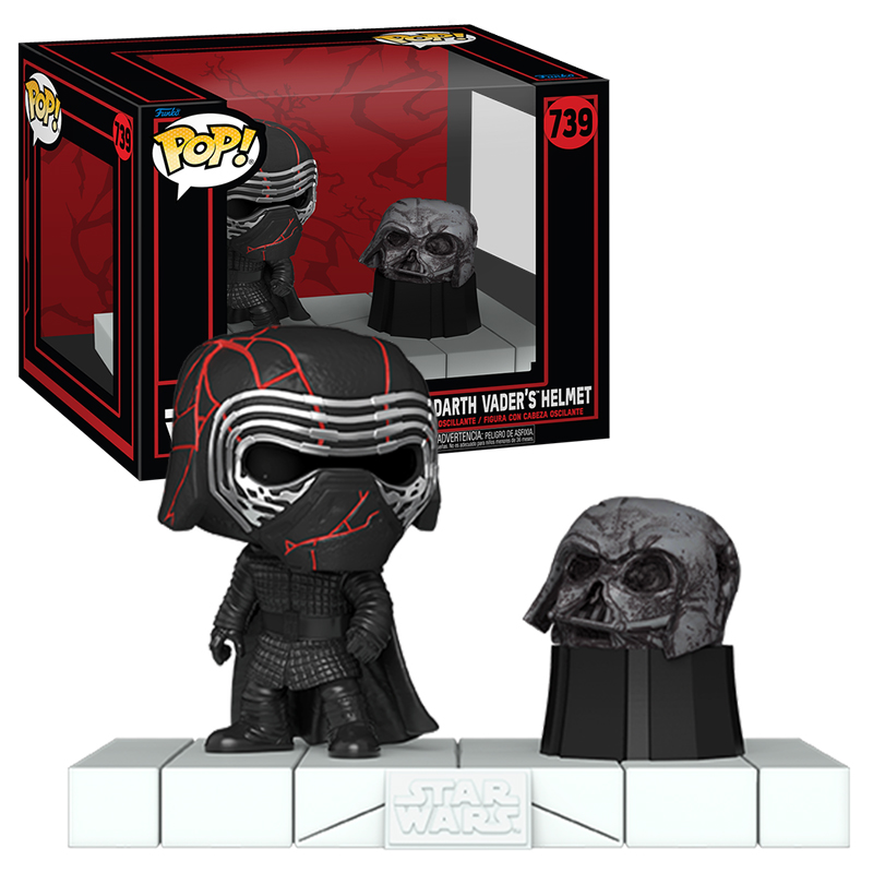 STAR WARS - POP DELUXE KYLO REN WITH DARTH VADER´S HELMET