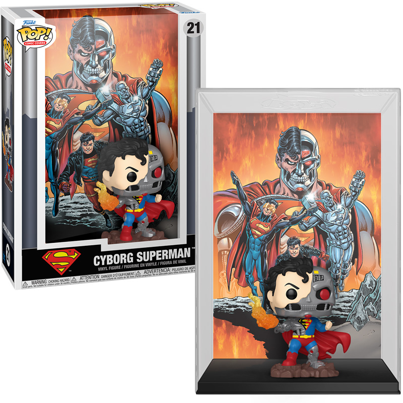 SUPERMAN - POP COMIC COVER CYBORG SUPERMAN