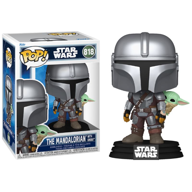 STAR WARS: THE MANDALORIAN AND GROGU - POP MANDALORIAN W/GROGU
