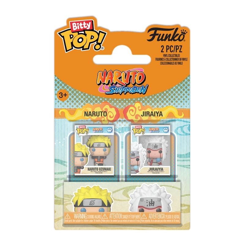 NARUTO SHIPPUDEN - PACK BITTY POP SASUKE & ITACHI x2 FIGURAS