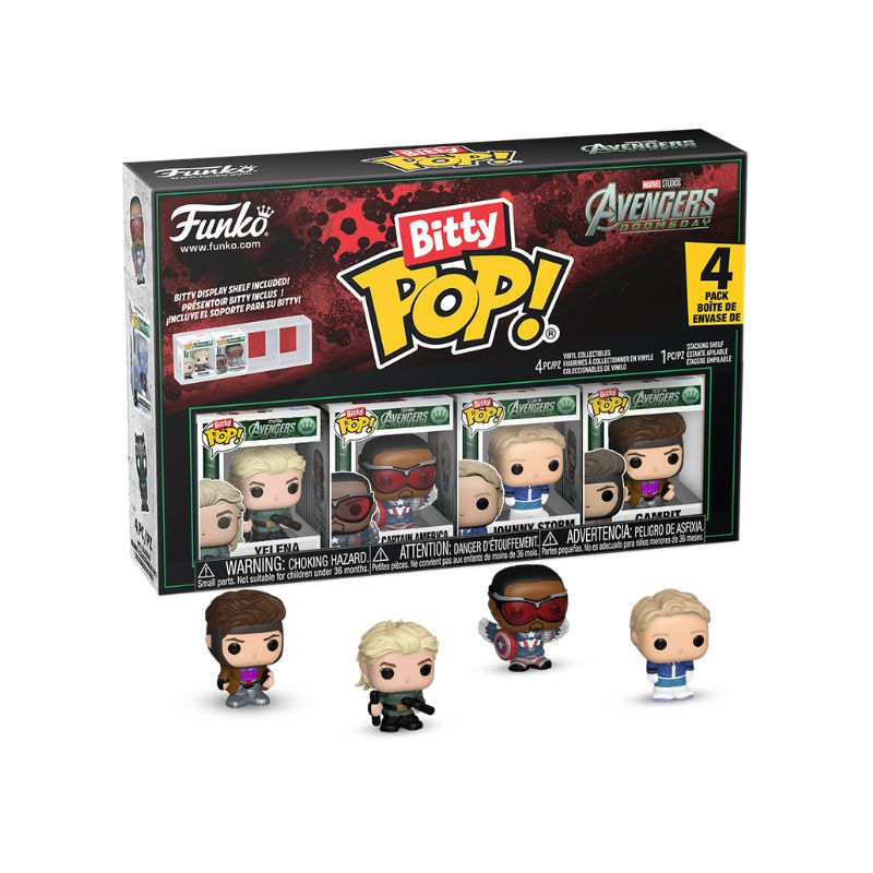 AVENGERS: DOOMSDAY - BITTY POP 4 PACK SET 1