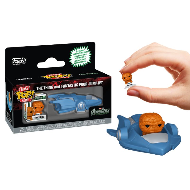 AVENGERS: DOOMSDAY - BITTY POP RIDES THE THING W/ FANTASTIC FOUR JUMP JET