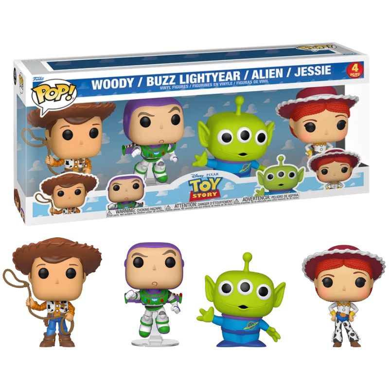 TOY STORY 4 - 4 POP PACK x4