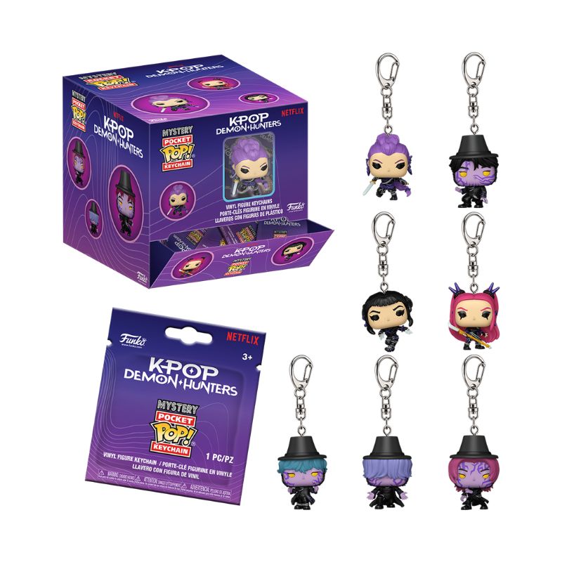 K-POP DEMON HUNTERS (T3) - SURTIDO POP KEYCHAIN SORPRESA x12