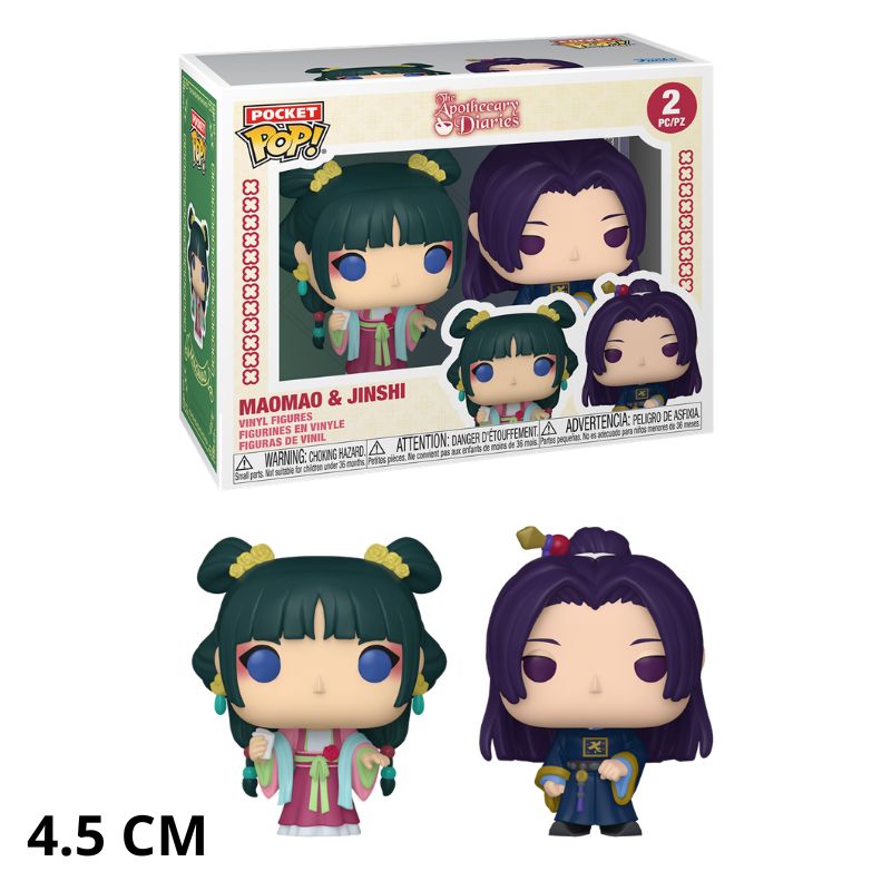 LOS DIARIOS DE LA BOTICARIA - POCKET POP PACK MAOMAO & JINSHI x2 FIGURAS