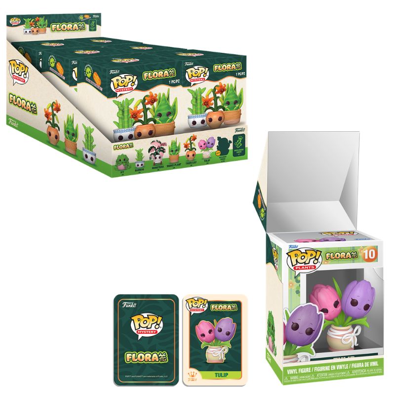 PLANTAS (T2) - SURTIDO POP MYSTERY PLANTAS x6 FIGURAS