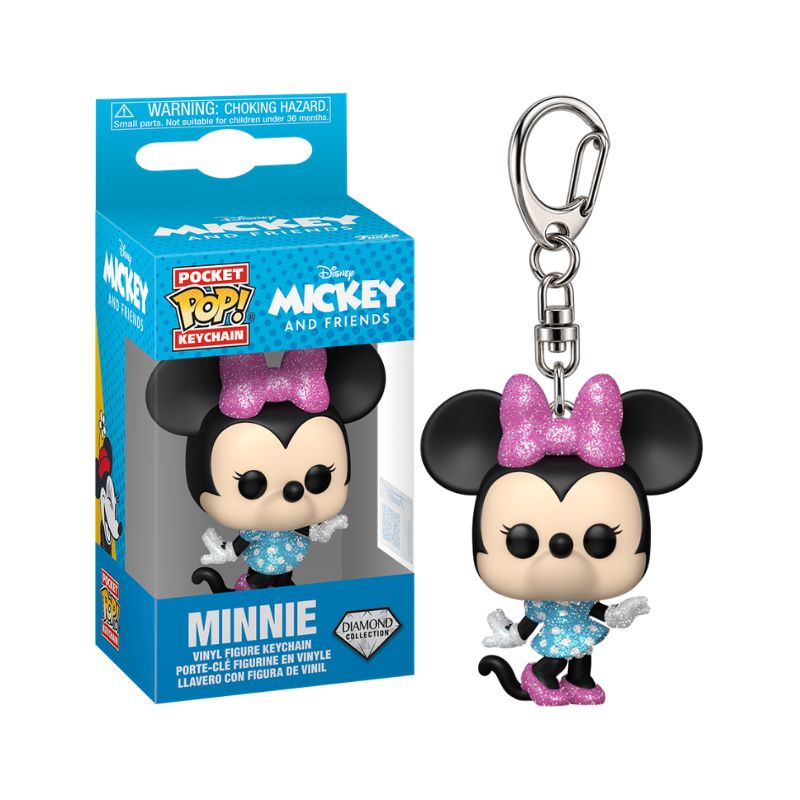 MINNIE MOUSE - POP KEYCHAIN MINNIE (DIAMOND GLITTER)