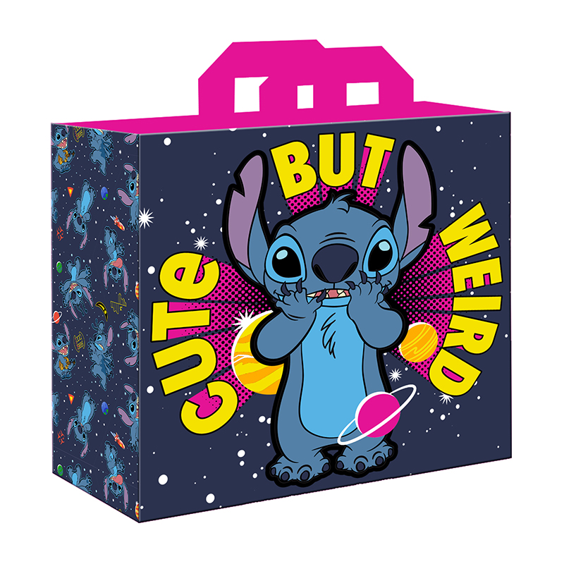 LILO & STITCH - BOLSA DE RAFIA STITCH