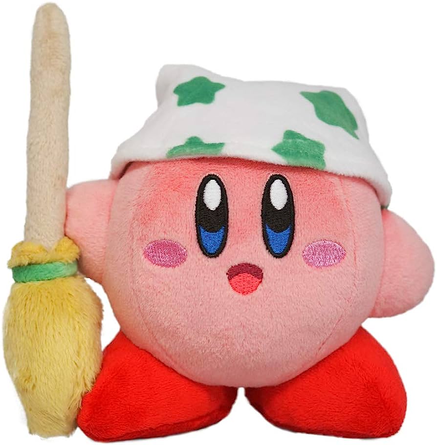 KIRBY - PELUCHE 12 CM KIRBY CLEANING