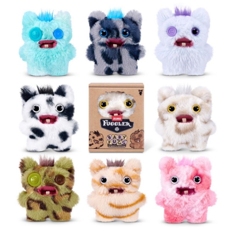FUGGLER - PELUCHE MINI-BABY FUGG SCREECH 9CM x24