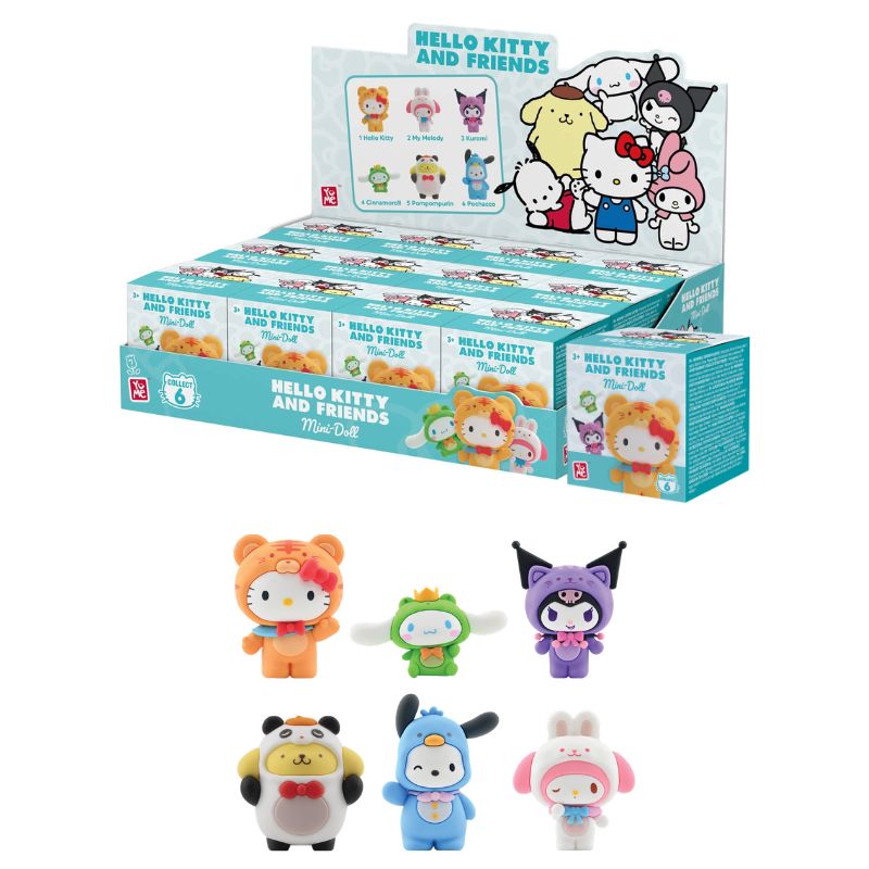 HELLO KITTY Y AMIGOS - SURTIDO BLIND BOX MINI FIGURA FOREST FRIENDS x12