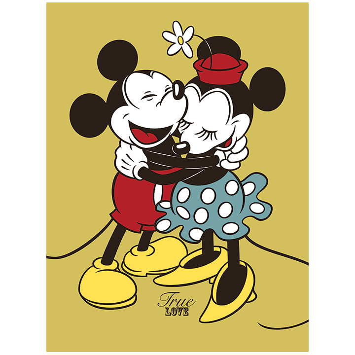 MICKEY & MINNIE - LIENZO 30X40 MICKEY & MINNIE TRUE LOVE