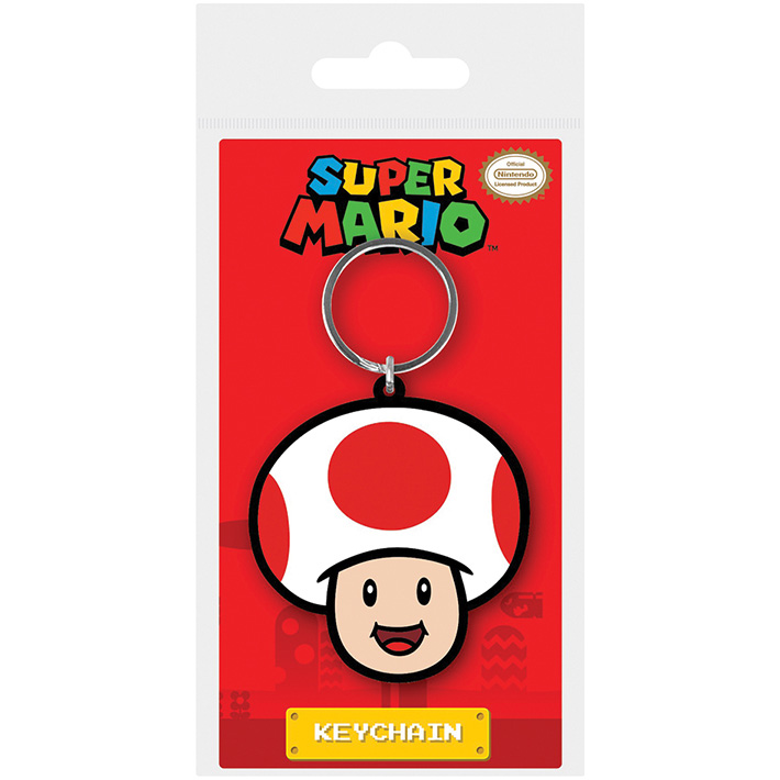 SUPER MARIO - LLAVERO TOAD