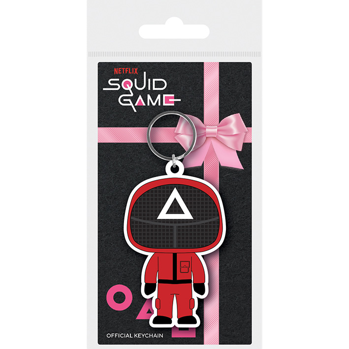 EL JUEGO DEL CALAMAR - LLAVERO TRIANGLE GUARD