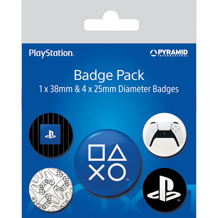 PLAYSTATION - PACK DE CHAPAS