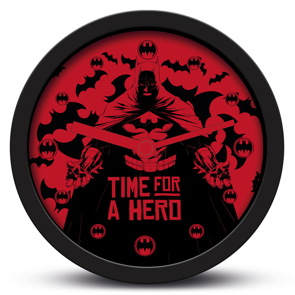 BATMAN - RELOJ DESPERTADOR TIME FOR A HERO
