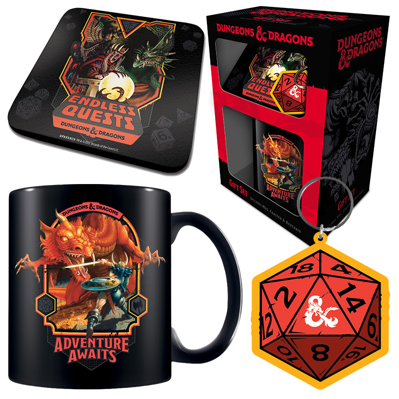 DRAGONES Y MAZMORRAS - CAJA REGALO MODERN RETRO