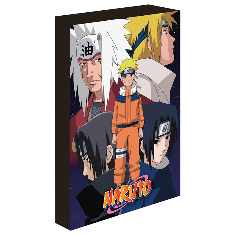 NARUTO SHIPPUDEN - LIENZO CON ILUMINACIÓN 30x40 CM REMEMBRANCE AND REFLECTION