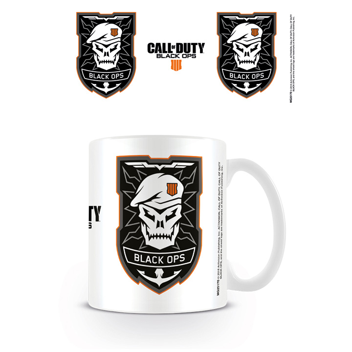 CALL OF DUTY BLACK OPS 4 - TAZA 320 ML LOGO