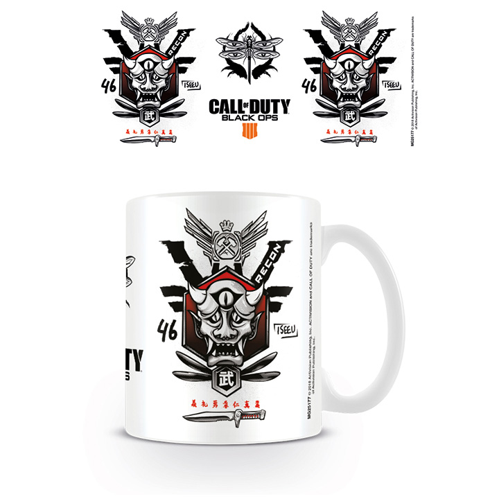 CALL OF DUTY BLACK OPS 4 - TAZA 320 ML RECON SYMBOL