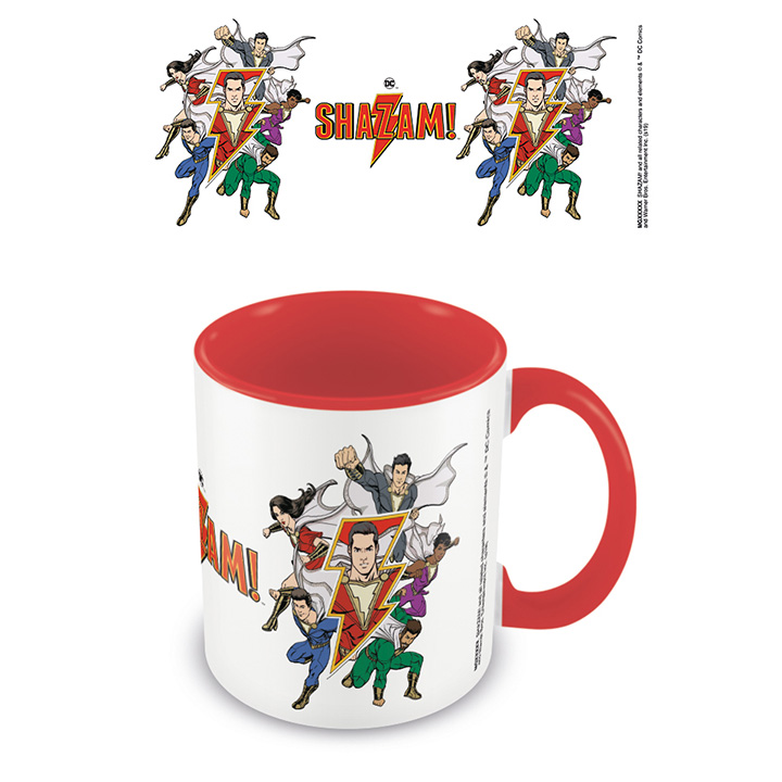 SHAZAM! - TAZA INTERIOR ROJO THE POWER OF FRIENDSHIP