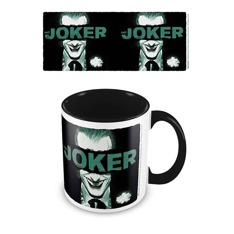 DC COMICS - TAZA INTERIOR NEGRO 325 ML JOKER