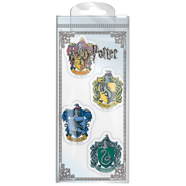 HARRY POTTER - PACK DE GOMAS DE BORRAR HOUSES