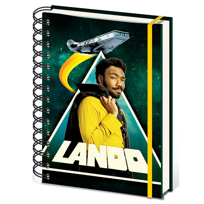 STAR WARS (SOLO) - CUADERNO A5 ESPIRAL LANDO