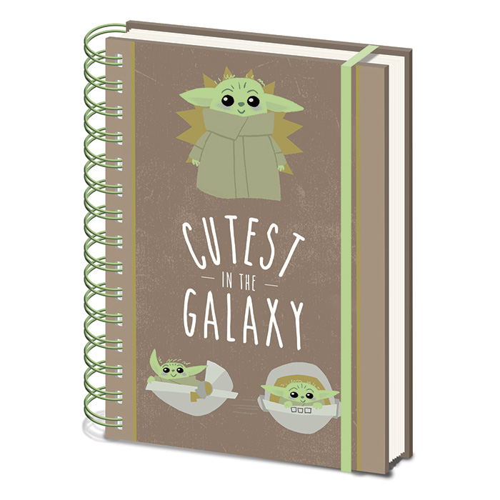 THE MANDALORIAN - CUADERNO A5 ESPIRAL CUTEST IN THE GALAXY