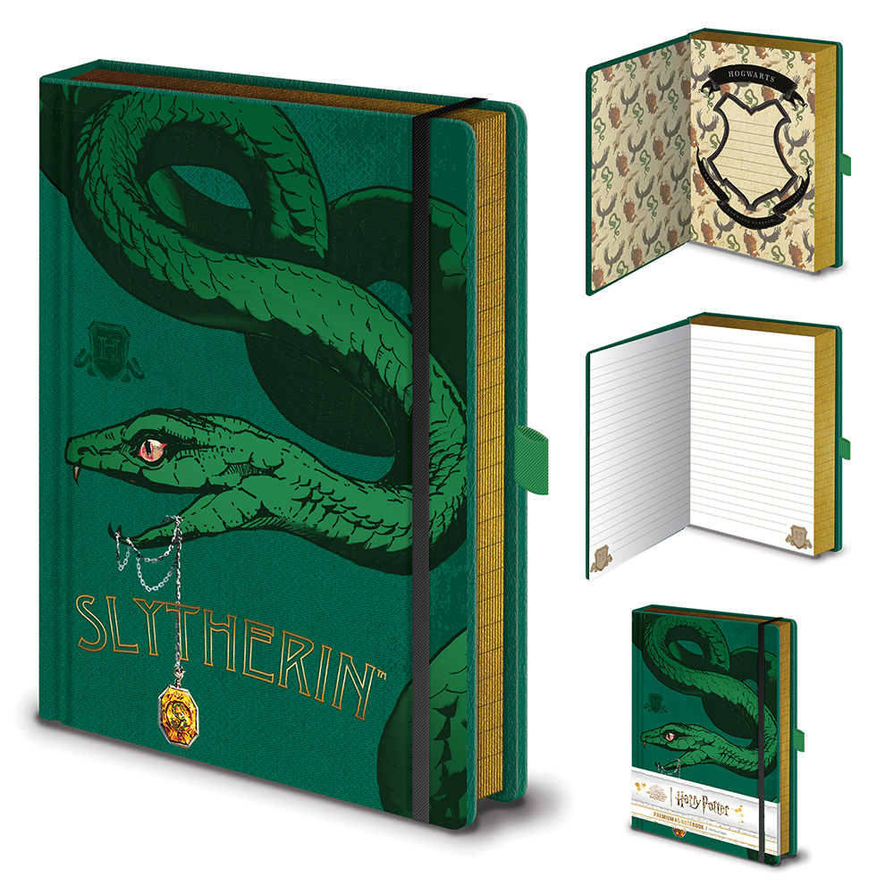 HARRY POTTER - CUADERNO A5 PREMIUM INTRICATE HOUSES SLYTHERIN
