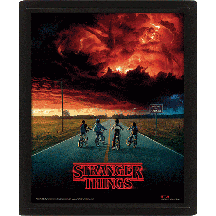 STRANGER THINGS - PÓSTER 3D MIND FLAYER