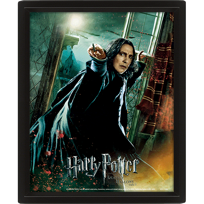 HARRY POTTER - POSTER 3D DEATHLY HALLOWS SNAPE
